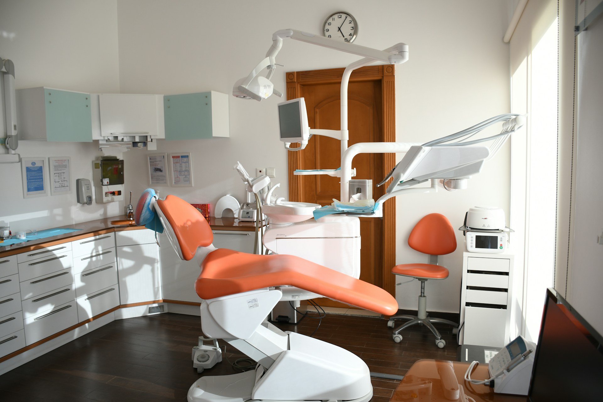 Modern dental operatory ready for new imaging equipment installation