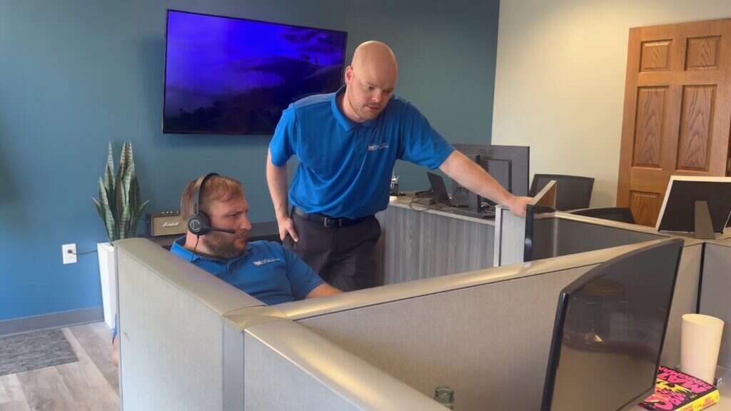 Buffalo IT Services support team collaborating in the Buffalo, New York office